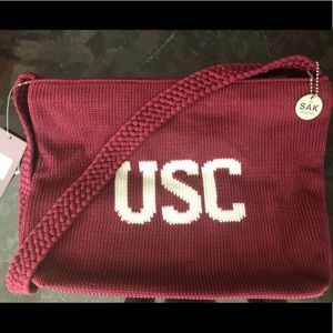 The SAK USC university logo tote purse bag